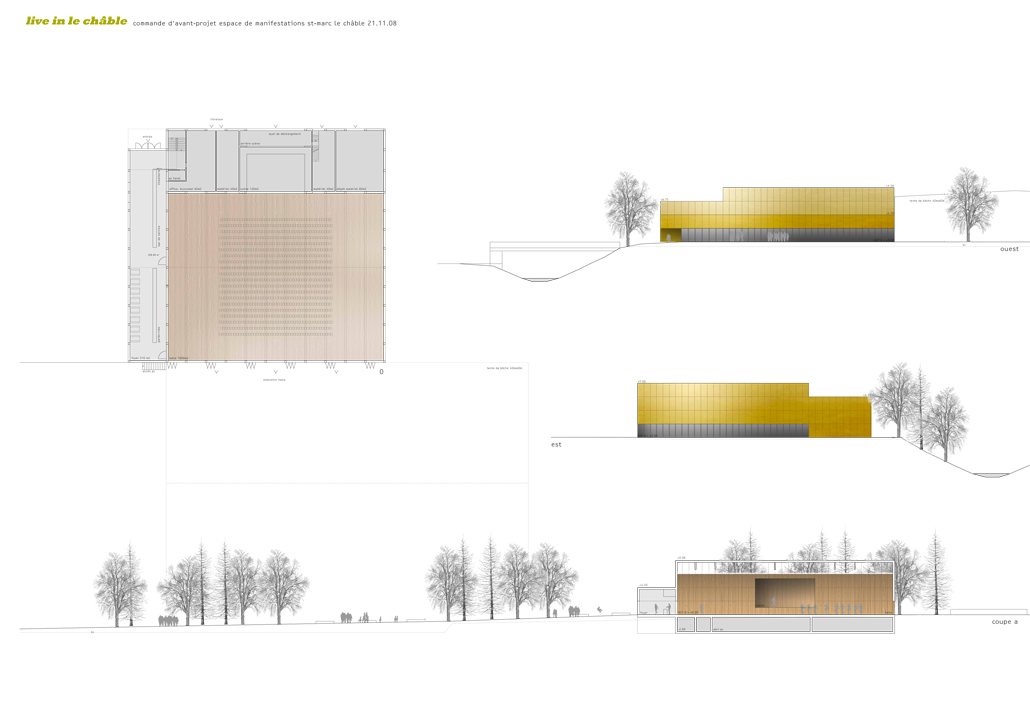 st marc multipurpose hall, le châble, competition