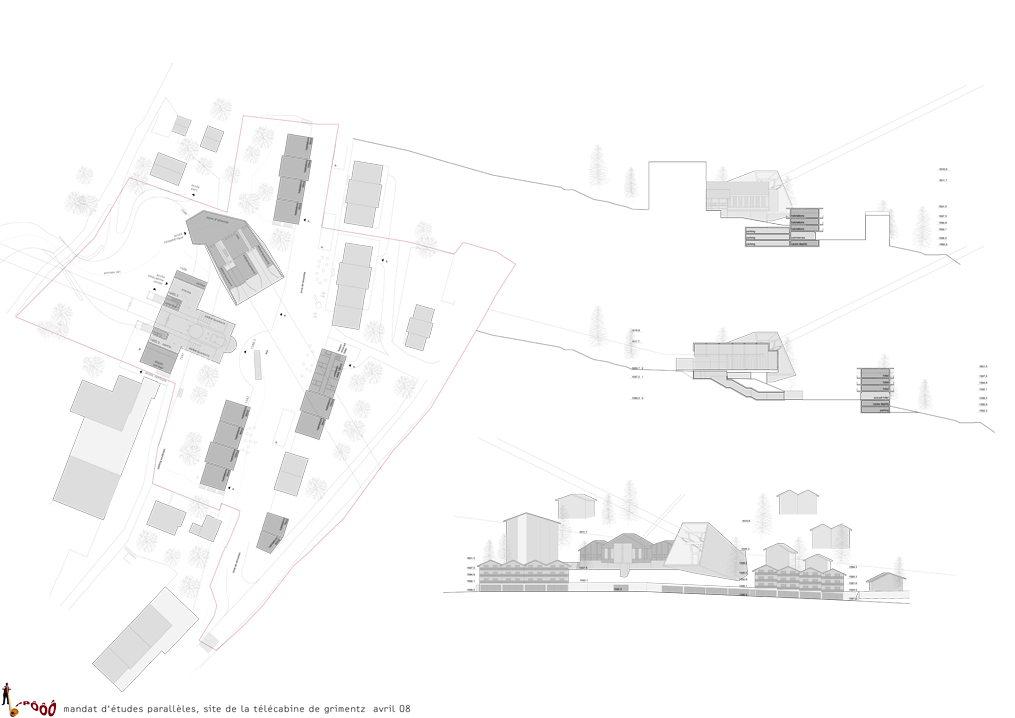 téléphérique grimentz-sorebois, mandat d'études parallèles. concours