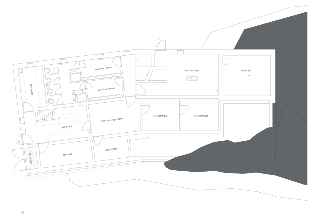 nouvelle cabane de tracuit, zinal - Plans