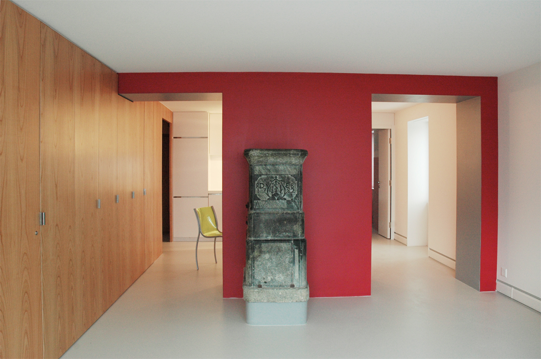 emery apartment, sierre, conversion