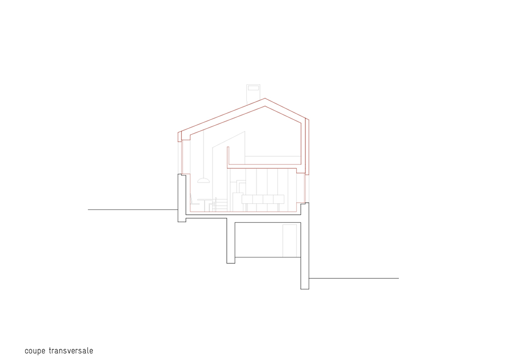 maison mottet, chemin-dessus, conversion