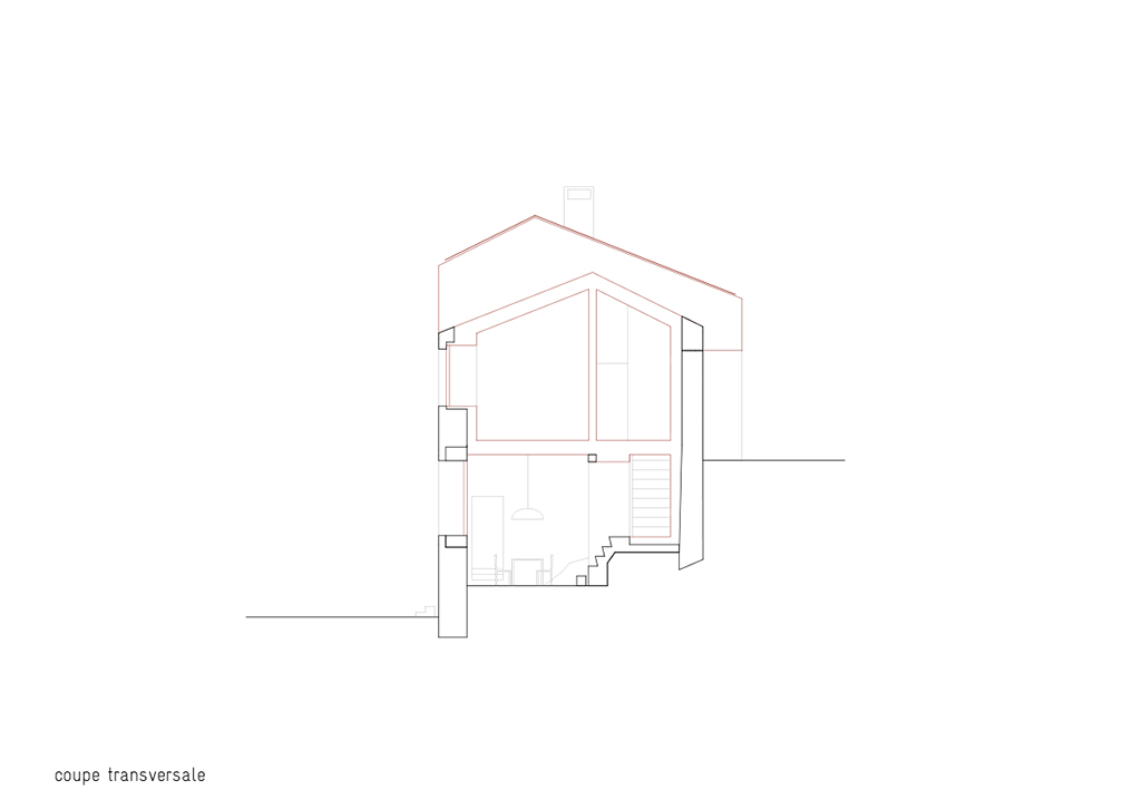 maison mottet, chemin-dessus, conversion