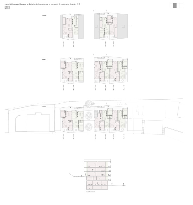 paralleler studienauftrag für die ausführung von wohnungen für die burgerschaft troistorrents