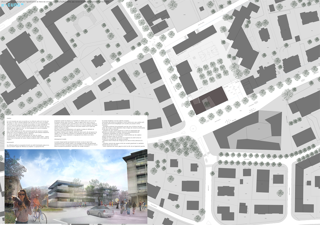 les collines school, crèche, pre/post-school childcare unit, sion, 1st place in competition